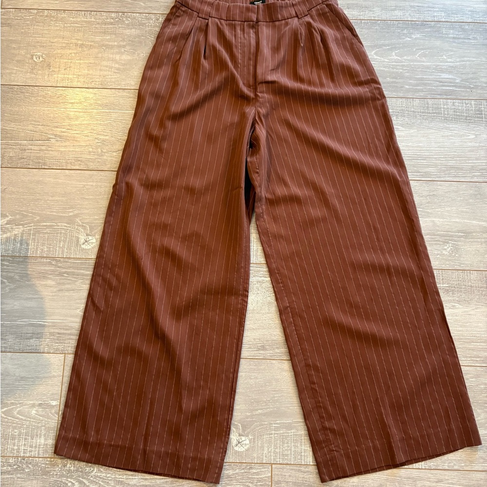 Express Women’s Wide Leg Pinstripe Dress Pants